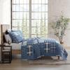 imageEddie Bauer  Twin Quilt Set Reversible Cotton Bedding with Matching Sham Home Decor for All Seasons Camano Island Red TwinHawthorne Blue