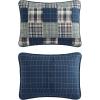 imageEddie Bauer  Twin Quilt Set Reversible Cotton Bedding with Matching Sham Home Decor for All Seasons Camano Island Red TwinMadrona Plaid Navy