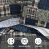 imageEddie Bauer  Twin Quilt Set Reversible Cotton Bedding with Matching Sham Home Decor for All Seasons Camano Island Red TwinMadrona Plaid Navy