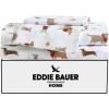 imageEddie Bauer Kids  Twin Sheets Stain Resistant Kids Bedding Ideal for Toddler Bedding Set Stripes Game Blue TwinBuddy  Friends White