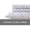 imageEddie Bauer Kids  Twin Sheets Stain Resistant Kids Bedding Ideal for Toddler Bedding Set Stripes Game Blue TwinBuddy the Dog