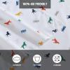 imageEddie Bauer Kids  Twin Sheets Stain Resistant Kids Bedding Ideal for Toddler Bedding Set Stripes Game Blue TwinBuddy the Dog