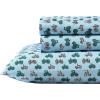 imageEddie Bauer Kids  Twin Sheets Stain Resistant Kids Bedding Ideal for Toddler Bedding Set Stripes Game Blue TwinLittle Rider