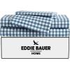 imageEddie Bauer Kids  Twin Sheets Stain Resistant Kids Bedding Ideal for Toddler Bedding Set Stripes Game Blue TwinPreston Check Blue