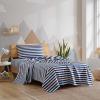 imageEddie Bauer Kids  Twin Sheets Stain Resistant Kids Bedding Ideal for Toddler Bedding Set Stripes Game Blue TwinStripes Game