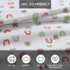 imageEddie Bauer Kids  Twin Sheets Stain Resistant Kids Bedding Ideal for Toddler Bedding Set Stripes Game Blue TwinSunnyvale Rainbow