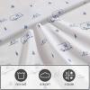 imageEddie Bauer Kids  Twin Sheets Stain Resistant Kids Bedding Ideal for Toddler Bedding Set Stripes Game Blue TwinTravel Trailer Blue