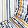 imageEddie Bauer Kids  Twin Sheets Stain Resistant Kids Bedding Ideal for Toddler Bedding Set Stripes Game Blue TwinVivid Stripe