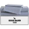 imageEddie Bauer Kids  Twin Sheets Stain Resistant Kids Bedding Ideal for Toddler Bedding Set Stripes Game Blue TwinVivid Stripe Blue