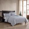 imageEddie Bauer Twin Duvet Cover Set Cotton Bedding Set with Matching Shams Casual Home Dcor Basic Plaid Navy TwinBasic Plaid Navy