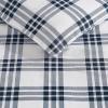 imageEddie Bauer Twin Duvet Cover Set Cotton Bedding Set with Matching Shams Casual Home Dcor Basic Plaid Navy TwinBasic Plaid Navy