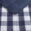 imageEddie Bauer Twin Quilt Set Cotton Reversible Bedding with Matching Sham Home Decor for All Seasons Lakehouse Plaid Light Grey TwinBlue