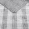 imageEddie Bauer Twin Quilt Set Cotton Reversible Bedding with Matching Sham Home Decor for All Seasons Lakehouse Plaid Light Grey TwinLight Grey