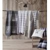 imageEddie Bauer Twin Quilt Set Cotton Reversible Bedding with Matching Sham Home Decor for All Seasons Lakehouse Plaid Light Grey TwinLight Grey
