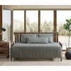 imageEddie Bauer  Daybed Set Reversible Cotton Bedding with Matching Shams ampamp Decorative Pillow Cover Lightweight Home Decor for All Seasons Troutdale Green Daybed