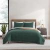 imageEddie Bauer  FullQueen Quilt Set Super Soft Reversible Bedding with Matching Shams Bedding Set Solid Washed Green FullQueenSolid Washed Green