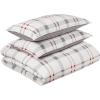 imageEddie Bauer  Twin Comforter Set Reversible Cotton Bedding with Matching Sham Stylish Home Decor Portage Bay Grey TwinKing