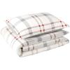 imageEddie Bauer  Twin Comforter Set Reversible Cotton Bedding with Matching Sham Stylish Home Decor Portage Bay Grey TwinTwin