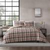 imageEddie Bauer  Twin Duvet Cover Reversible Bedding Set with Matching Shams Cozy Home Decor Astoria Plaid Red TwinRed