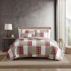 imageEddie Bauer  Twin Quilt Set Reversible Cotton Bedding with Matching Sham Home Decor for All Seasons Camano Island Red TwinCamano Island Red