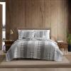 imageEddie Bauer  Twin Quilt Set Reversible Cotton Bedding with Matching Sham Home Decor for All Seasons Camano Island Red TwinFairview Grey