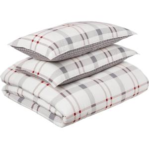 imageEddie Bauer  Twin Comforter Set Reversible Cotton Bedding with Matching Sham Stylish Home Decor Portage Bay Grey TwinKing