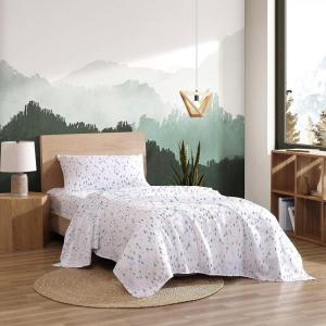 imageEddie Bauer Kids  Twin Sheets Stain Resistant Kids Bedding Ideal for Toddler Bedding Set Stripes Game Blue TwinDreamland Green