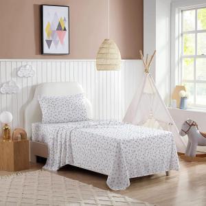 imageEddie Bauer Kids  Twin Sheets Stain Resistant Kids Bedding Ideal for Toddler Bedding Set Stripes Game Blue TwinSunnyvale Rainbow
