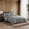 imageEddie Bauer  King Comforter Set Reversible Cotton Bedding with Matching Shams Home Decor for Colder Months Preston Grey KingKing