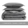 imageEddie Bauer  King Comforter Set Reversible Cotton Bedding with Matching Shams Home Decor for Colder Months Preston Grey KingKing