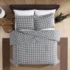 imageEddie Bauer  King Comforter Set Reversible Cotton Bedding with Matching Shams Home Decor for Colder Months Preston Grey KingQueen