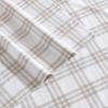 imageEddie Bauer  Queen Sheet Set Cotton Percale Bedding Set Super Soft and Bedding Set OekoTex Certified Basic Plaid Beige Queen