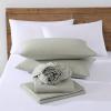 imageEddie Bauer  Queen Sheets Cotton Flannel Bedding Set Brushed for Extra Softness Cozy Home Decor Green QueenGreen