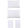 imageEddie Bauer  Queen Sheets Cotton Flannel Bedding Set Brushed for Extra Softness Cozy Home Decor Green QueenWhite