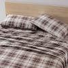 imageEddie Bauer  Queen Sheets Cotton Flannel Bedding Set Brushed for Extra Softness Cozy Home Decor Montlake Plaid QueenMontlake Plaid
