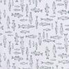imageEddie Bauer  Twin Sheet Set Cotton Percale Bedding Set Crisp ampamp Cool Home Decor Dorm Room Essentials Animal Tracks White TwinAlbright Hill GreenWhite