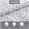 imageEddie Bauer  Twin Sheet Set Cotton Percale Bedding Set Crisp ampamp Cool Home Decor Dorm Room Essentials Animal Tracks White TwinAlbright Hill GreenWhite