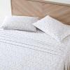 imageEddie Bauer  Twin Sheet Set Cotton Percale Bedding Set Crisp ampamp Cool Home Decor Dorm Room Essentials Animal Tracks White TwinAnimal Tracks WhiteBlack