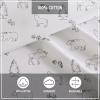 imageEddie Bauer  Twin Sheet Set Cotton Percale Bedding Set Crisp ampamp Cool Home Decor Dorm Room Essentials Animal Tracks White TwinAnimal Tracks WhiteBlack