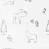 imageEddie Bauer  Twin Sheet Set Cotton Percale Bedding Set Crisp ampamp Cool Home Decor Dorm Room Essentials Animal Tracks White TwinAnimal Tracks WhiteBlack