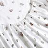 imageEddie Bauer  Twin Sheet Set Cotton Percale Bedding Set Crisp ampamp Cool Home Decor Dorm Room Essentials Animal Tracks White TwinBuddy Camping Allover White