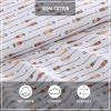 imageEddie Bauer  Twin Sheet Set Cotton Percale Bedding Set Crisp ampamp Cool Home Decor Dorm Room Essentials Animal Tracks White TwinCanoe Lake Paddle WhiteMulti