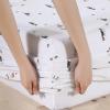 imageEddie Bauer  Twin Sheet Set Cotton Percale Bedding Set Crisp ampamp Cool Home Decor Dorm Room Essentials Animal Tracks White TwinCascade Camping WhiteGreenOrange