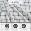 imageEddie Bauer  Twin Sheet Set Cotton Percale Bedding Set Crisp ampamp Cool Home Decor Dorm Room Essentials Animal Tracks White TwinClassic Tattersall Plaid Green