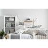 imageEddie Bauer  Twin Sheet Set Cotton Percale Bedding Set Crisp ampamp Cool Home Decor Dorm Room Essentials Animal Tracks White TwinDownstream Light GreyGrey