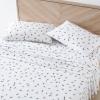 imageEddie Bauer  Twin Sheet Set Cotton Percale Bedding Set Crisp ampamp Cool Home Decor Dorm Room Essentials Animal Tracks White TwinKayaks WhiteBlueRed