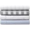 imageEddie Bauer  Twin Sheet Set Cotton Percale Bedding Set Crisp ampamp Cool Home Decor Dorm Room Essentials Animal Tracks White TwinLakehouse Plaid GreyWhite