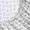 imageEddie Bauer  Twin Sheet Set Cotton Percale Bedding Set Crisp ampamp Cool Home Decor Dorm Room Essentials Animal Tracks White TwinLaurel Leaves Green