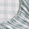 imageEddie Bauer  Twin Sheet Set Cotton Percale Bedding Set Crisp ampamp Cool Home Decor Dorm Room Essentials Animal Tracks White TwinLight Green Plaid