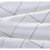 imageEddie Bauer  Twin Sheet Set Cotton Percale Bedding Set Crisp ampamp Cool Home Decor Dorm Room Essentials Animal Tracks White TwinNorthern Plaid WhiteGrey